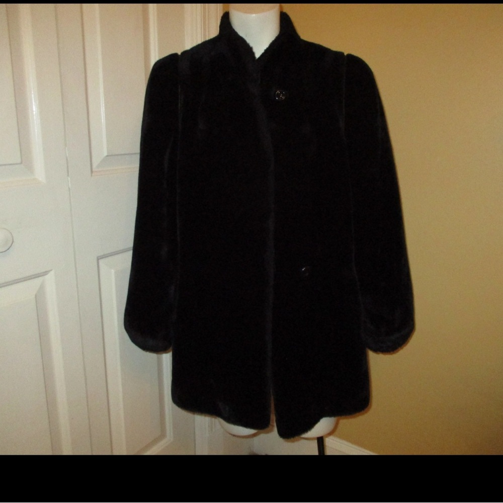 VINTAGE 1970s OUTERLAYER FAUX FUR JACKET